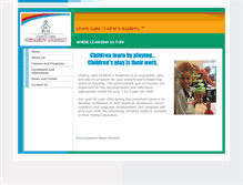 Tablet Screenshot of libertylakechildrensacademy.com